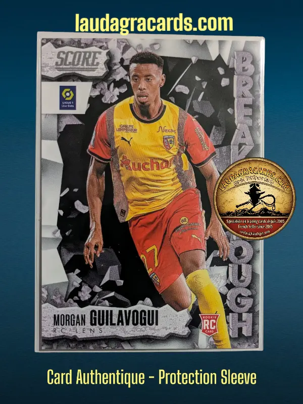 13. Morgan Guilavogui (RC Lens) Rookie Card    Breakthrough Ligue 1 2023/2024   Carte N° 13