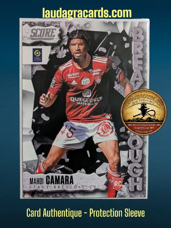 15. Mahdi Camara (Stade Brestois 29) Rookie Card    Breakthrough Ligue 1 2023/2024   Carte N° 15