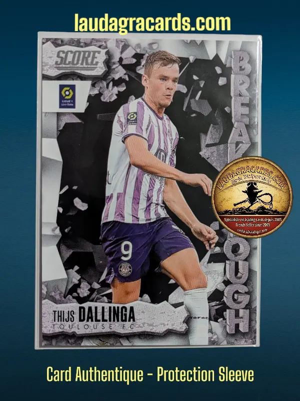 [BREAKTHROUGH24 N° 18] 18. Thijs Dallinga (Toulouse FC)    Breakthrough Ligue 1 2023/2024   Carte N° 18