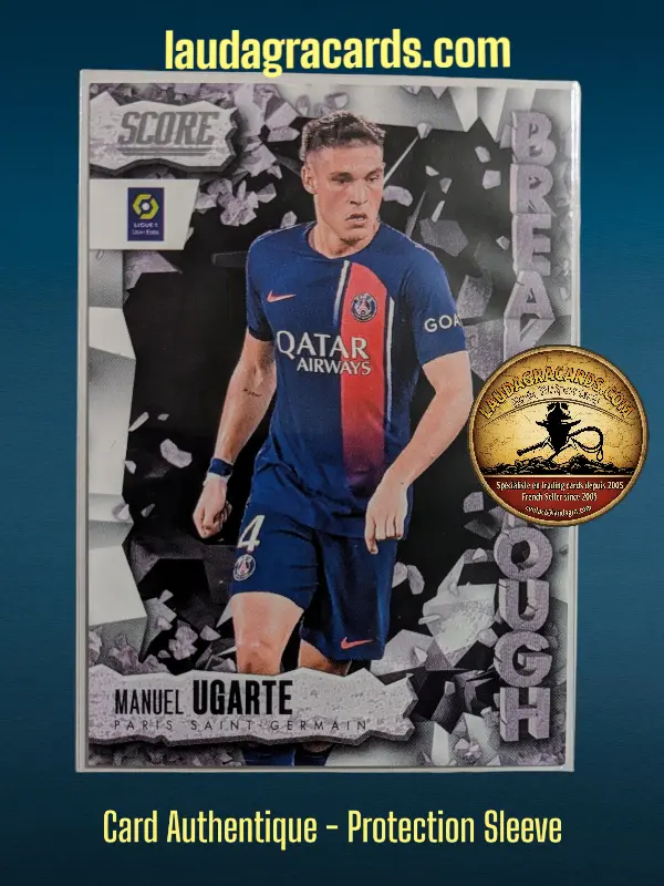 [BREAKTHROUGH24 N° 25] 25. Manuel Ugarte (Paris Saint-Germain)    Breakthrough Ligue 1 2023/2024   Carte N° 25
