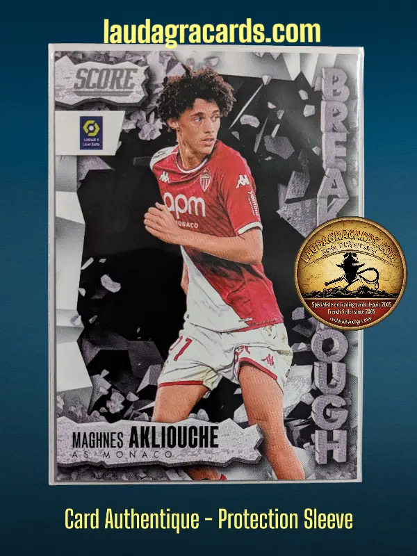 [BREAKTHROUGH24 N° 26] 26. Maghnes Akliouche (AS Monaco)    Breakthrough Ligue 1 2023/2024   Carte N° 26