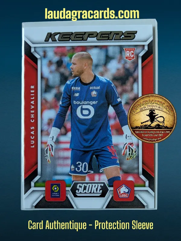 [KEEPERS24 N° 5] 5. Lucas Chevalier (LOSC Lille) Rookie Card    Keepers Ligue 1 2023/2024   Carte N° 5