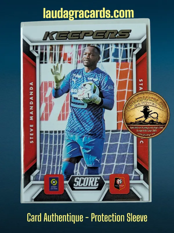 [KEEPERS24 N° 7] 7. Steve Mandanda (Stade Rennais FC)    Keepers Ligue 1 2023/2024   Carte N° 7