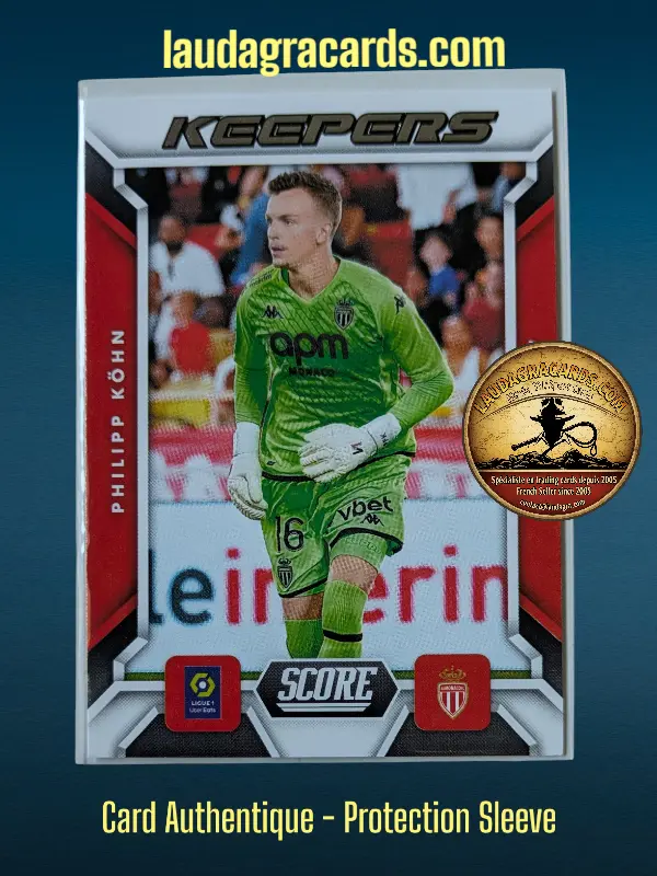 [KEEPERS24 N° 8] 8. Philipp Köhn (AS Monaco)    Keepers Ligue 1 2023/2024   Carte N° 8