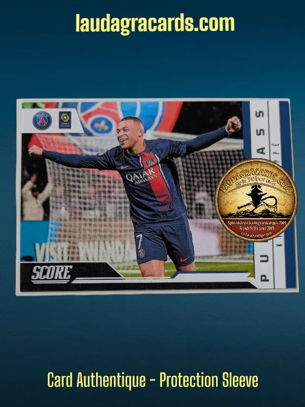 3. Kylian Mbappé (Paris Saint-Germain)    Pure Class Ligue 1 2023/2024   Carte N° 3