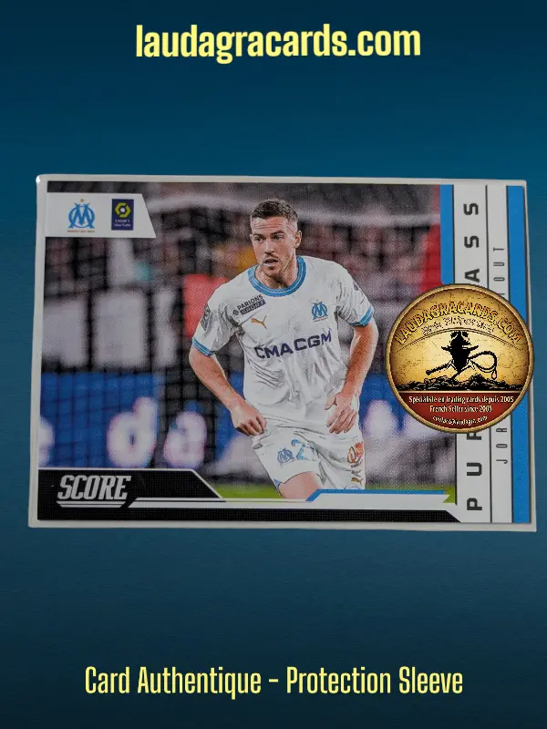 [PURE CLASS 24 N° 6] 6. Jordan Veretout (Olympique de Marseille)    Pure Class Ligue 1 2023/2024   Carte N° 6