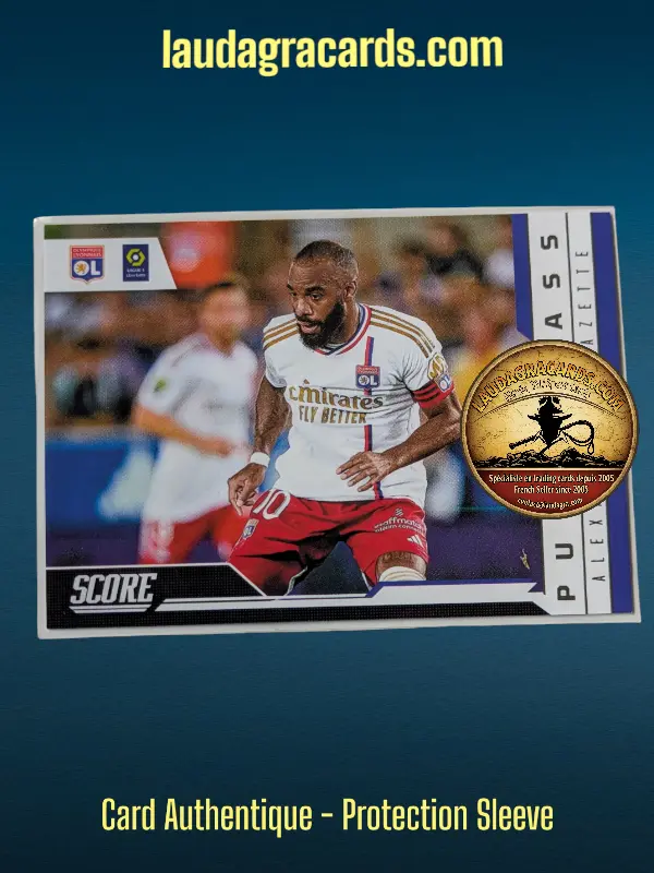 8. Alexandre Lacazette (Olympique Lyonnais)    Pure Class Ligue 1 2023/2024   Carte N° 8