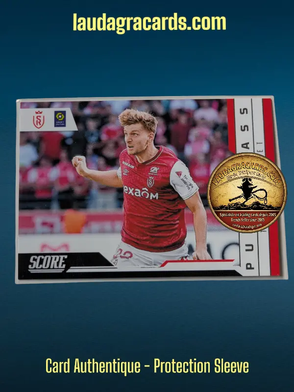 [PURE CLASS 24 N° 9] 9. Thomas Foket (Stade de Reims)    Pure Class Ligue 1 2023/2024   Carte N° 9