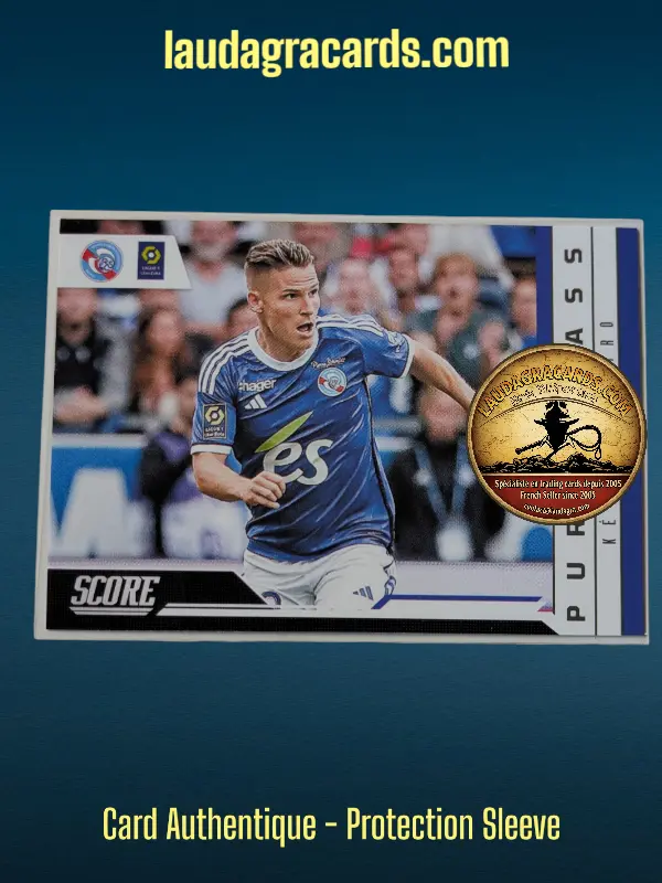 [PURE CLASS 24 N° 14] 14. Kévin Gameiro (RC Strasbourg Alsace)    Pure Class Ligue 1 2023/2024   Carte N° 14