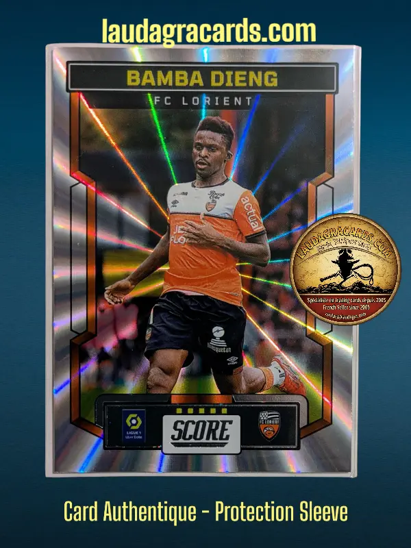 [PANLASER24 N° 24] 24. Bamba Dieng (FC Lorient)    Ligue 1 2023/2024   Carte Laser N° 24