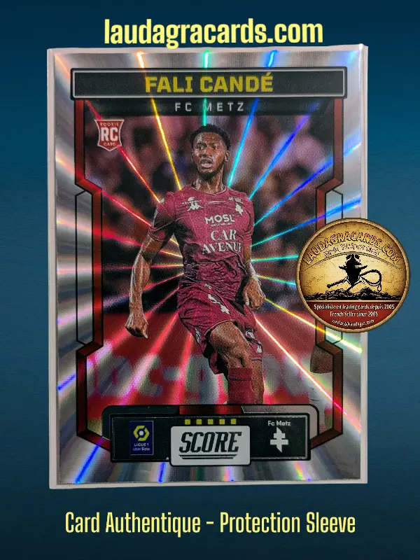 [PANLASER24 N° 33] 33. Fali Candé (FC Metz) Rookie Card    Ligue 1 2023/2024   Carte Laser N° 33