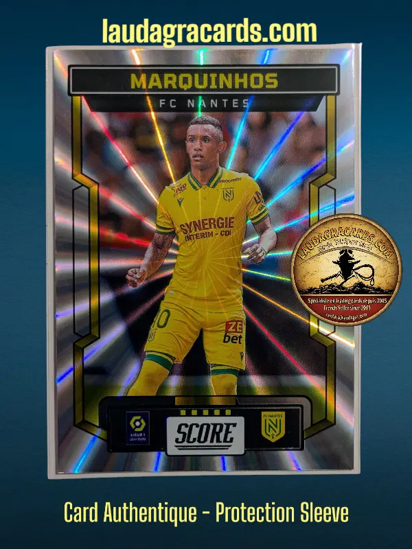 [PANLASER24 N° 47] 47. Marquinos (FC Nantes)    Ligue 1 2023/2024   Carte Laser N° 47