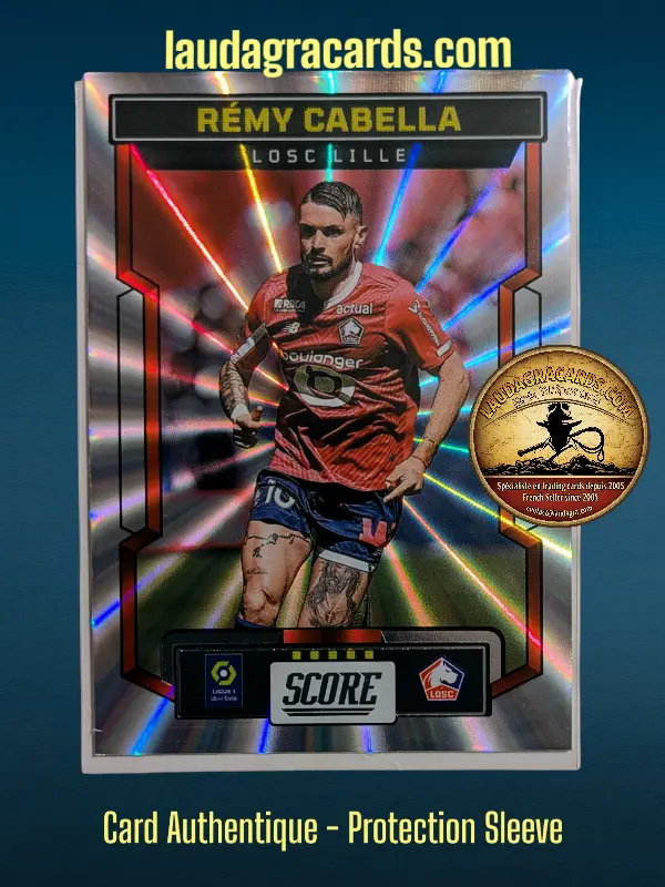 [PANLASER24 N° 60] 60. Rémy Cabella (LOSC Lille)    Ligue 1 2023/2024   Carte Laser N° 60