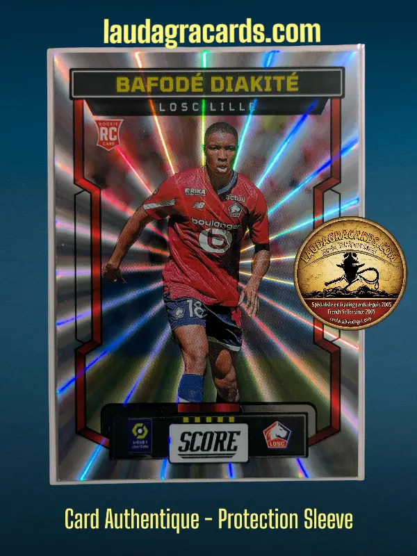 [PANLASER24 N° 67] 67. Bafodé Diakité (LOSC Lille) Rookie Card    Ligue 1 2023/2024   Carte Laser N° 67