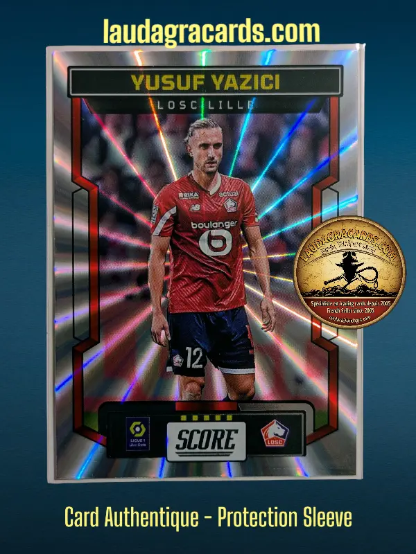 [PANLASER24 N° 68] 68. Yusuf Yazici (LOSC Lille)    Ligue 1 2023/2024   Carte Laser N° 68