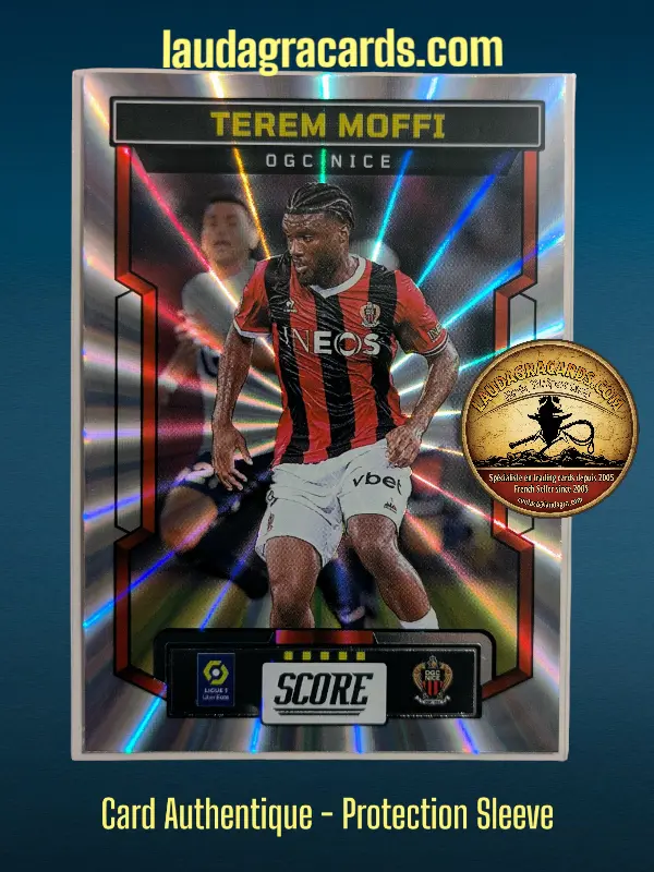 [PANLASER24 N° 82] 82. Terem Moffi (OGC Nice)    Ligue 1 2023/2024   Carte Laser N° 82