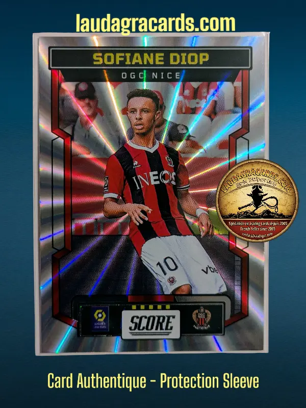 [PANLASER24 N° 94] 94. Sofiane Diop (OGC Nice)    Ligue 1 2023/2024   Carte Laser N° 94