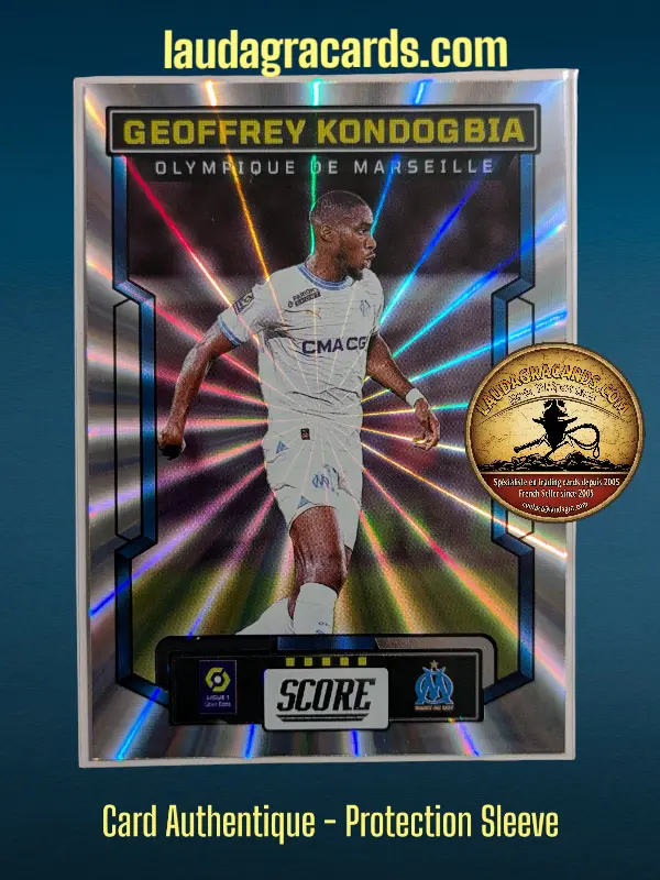 [PANLASER24 N° 99] 99. Geoffrey Kondogbia (Olympique de Marseille)    Ligue 1 2023/2024   Carte Laser N° 99