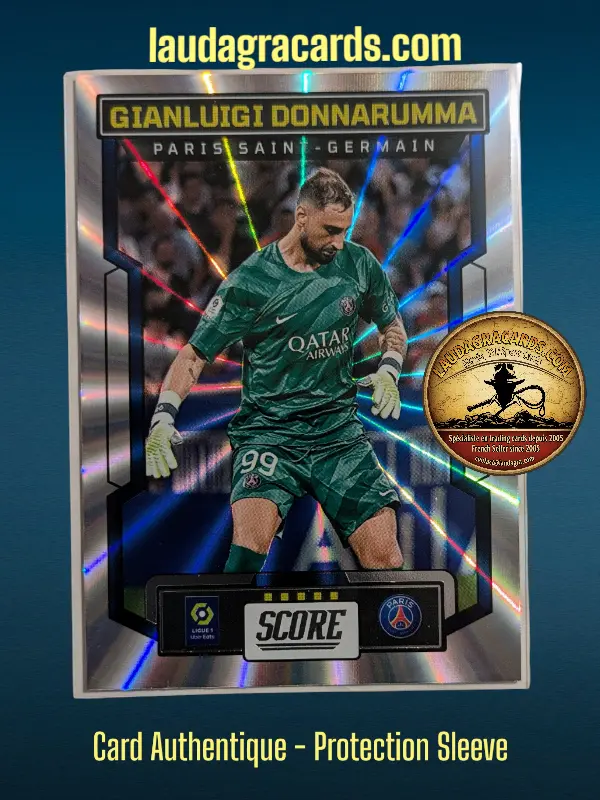 [PANLASER24 N° 130] 130. Gianluigi Donnarumma (Paris Saint-Germain)    Ligue 1 2023/2024   Carte Laser N° 130