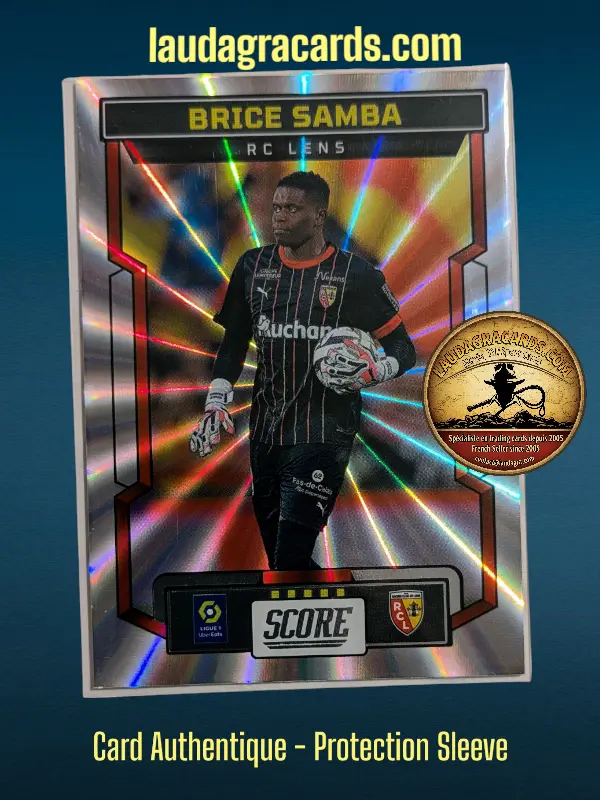 [PANLASER24 N° 138] 138. Brice Samba (RC Lens)    Ligue 1 2023/2024   Carte Laser N° 138