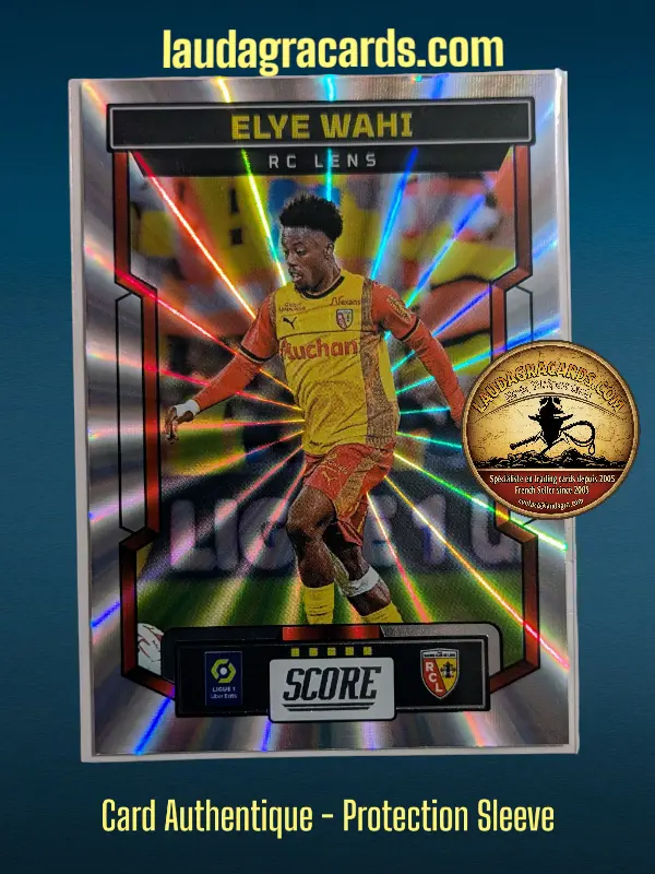 [PANLASER24 N° 139] 139. Elye Wahi (RC Lens)    Ligue 1 2023/2024   Carte Laser N° 139