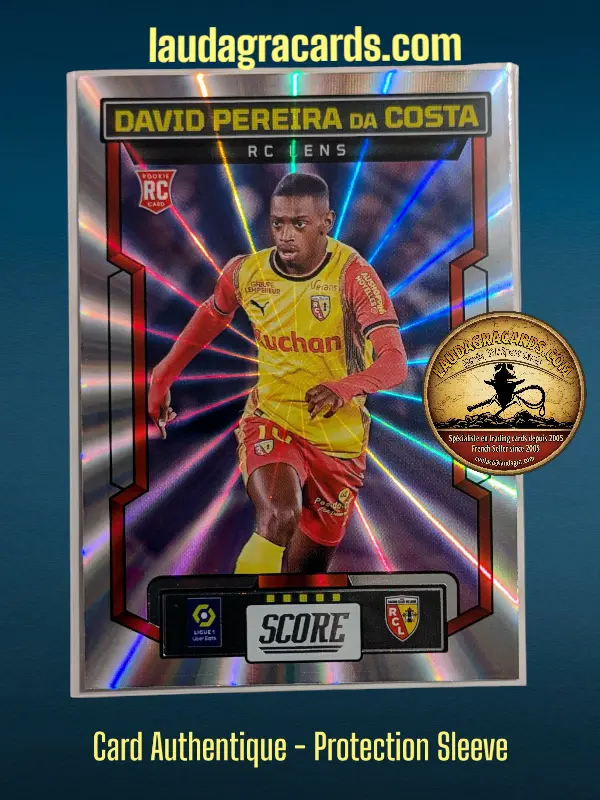 [PANLASER24 N° 147] 147. David Pereira da Costa (RC Lens) Rookie Card    Ligue 1 2023/2024   Carte Laser N° 147