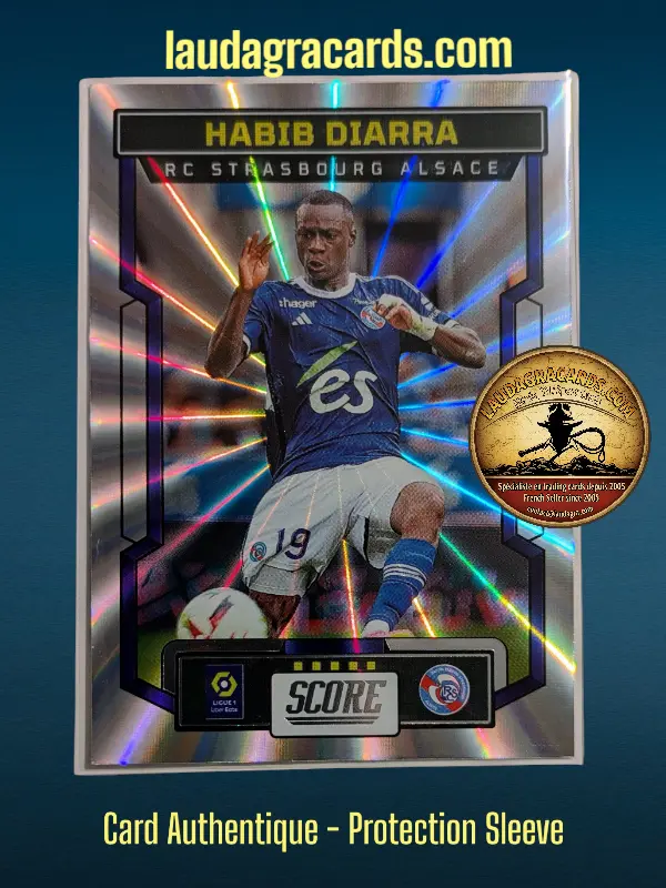 [PANLASER24 N° 149] 149. Habib Diarra (RC Strasbourg Alsace)    Ligue 1 2023/2024   Carte Laser N° 149