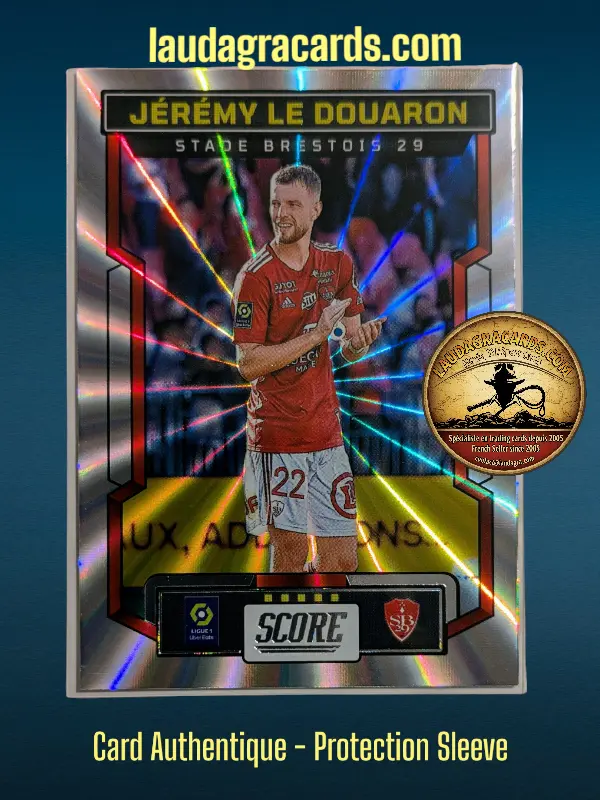 [PANLASER24 N° 163] 163. Jérémy Le Douaron (Stade Brestois 29)    Ligue 1 2023/2024   Carte Laser N° 163