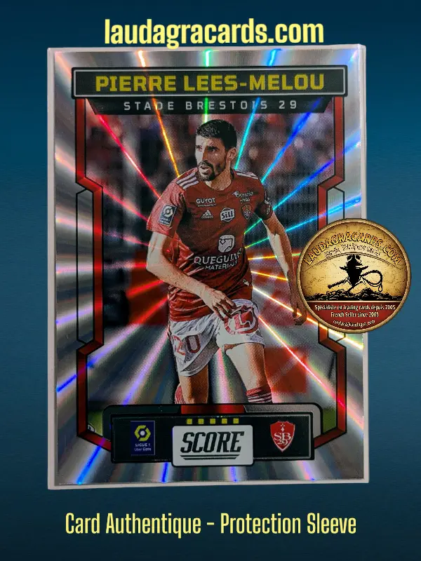 [PANLASER24 N° 165] 165. Pierre Lees-Melou (Stade Brestois 29)    Ligue 1 2023/2024   Carte Laser N° 165