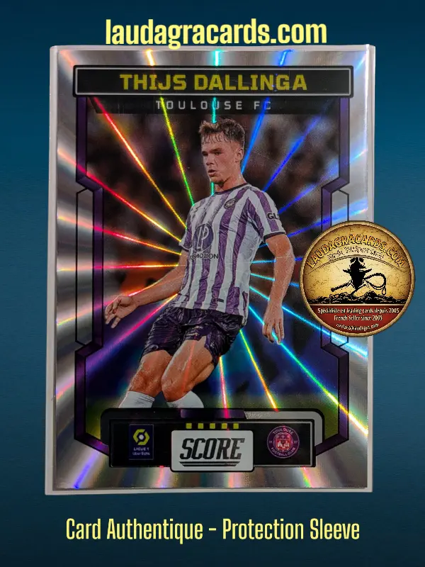 [PANLASER24 N° 193] 193. Thijs Dallinga (Toulouse FC)    Ligue 1 2023/2024   Carte Laser N° 193