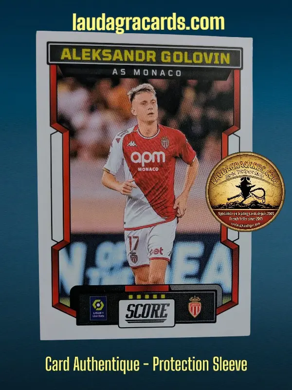 [PANSCORE24 N° 04] 04. Aleksandr Golovin (AS Monaco)    Ligue 1 2023/2024   Carte N° 4