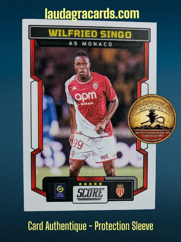 [PANSCORE24 N° 10] 10. Wilfried Singo (AS Monaco)    Ligue 1 2023/2024   Carte N° 10