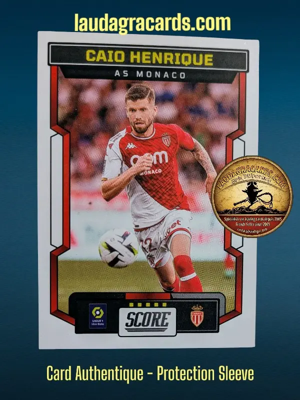 [PANSCORE24 N° 11] 11. Caio Henrique (AS Monaco)    Ligue 1 2023/2024   Carte N° 11
