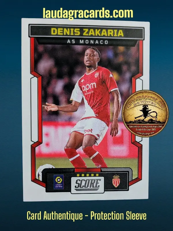 [PANSCORE24 N° 15] 15. Denis Zakaria (AS Monaco)    Ligue 1 2023/2024   Carte N° 15