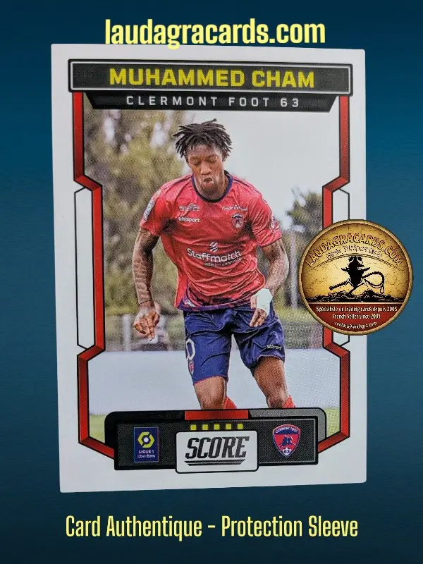[PANSCORE24 N° 17] 17. Muhammed Cham (Clermont Foot 63)    Ligue 1 2023/2024   Carte N° 17