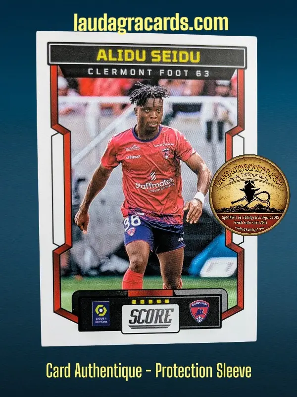 [PANSCORE24 N° 23] 23. Alidu Seidu (Clermont Foot 63)    Ligue 1 2023/2024   Carte N° 23