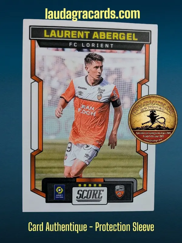 [PANSCORE24 N° 27] 27. Laurent Abergel (FC Lorient)    Ligue 1 2023/2024   Carte N° 27