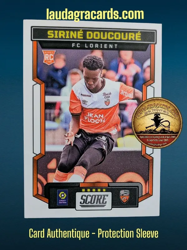 [PANSCORE24 N° 31] 31. Siriné Doucouré (FC Lorient) Rookie Card    Ligue 1 2023/2024   Carte N° 31