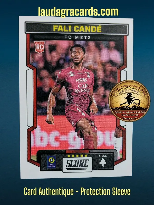 [PANSCORE24 N° 33] 33. Fali Candé (FC Metz) Rookie Card    Ligue 1 2023/2024   Carte N° 33