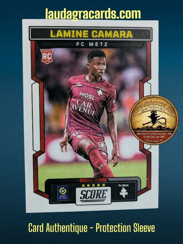 [PANSCORE24 N° 34] 34. Lamine Camara (FC Metz) Rookie Card    Ligue 1 2023/2024   Carte N° 34