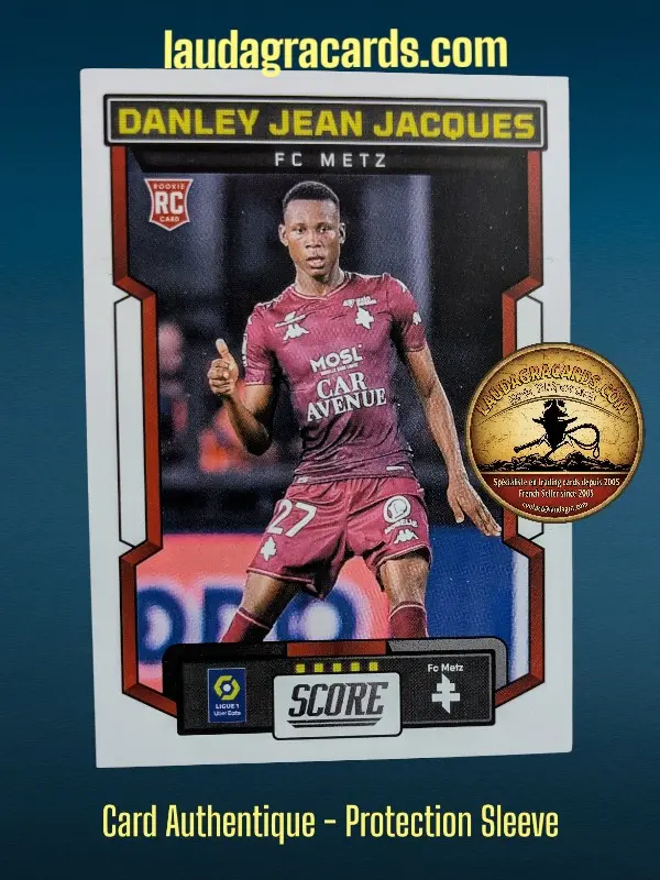 [PANSCORE24 N° 37] 37. Danley Jean Jacques (FC Metz) Rookie Card    Ligue 1 2023/2024   Carte N° 37