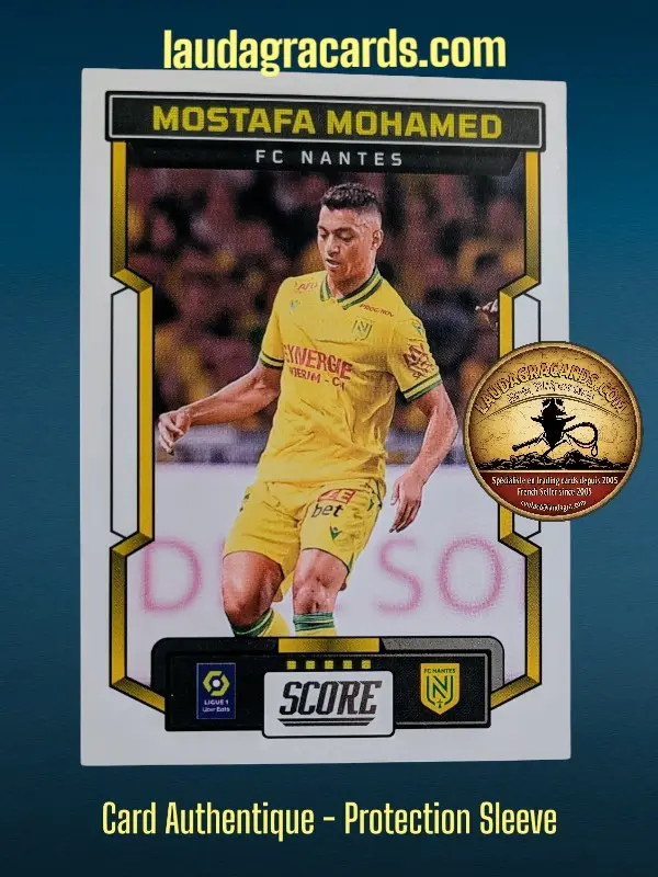 [PANSCORE24 N° 41] 41. Mostafa Mohamed (FC Nantes)    Ligue 1 2023/2024   Carte N° 41
