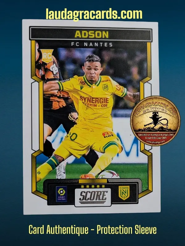[PANSCORE24 N° 43] 43. Adson (FC Nantes) Rookie Card    Ligue 1 2023/2024   Carte N° 43