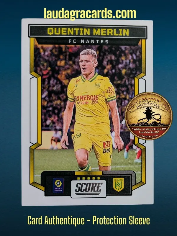 [PANSCORE24 N° 44] 44. Quentin Merlin (FC Nantes)    Ligue 1 2023/2024   Carte N° 44