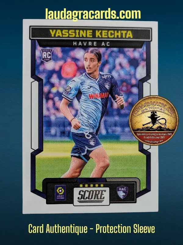 [PANSCORE24 N° 49] 49. Yassine Kechta (Havre AC) Rookie Card    Ligue 1 2023/2024   Carte N° 49