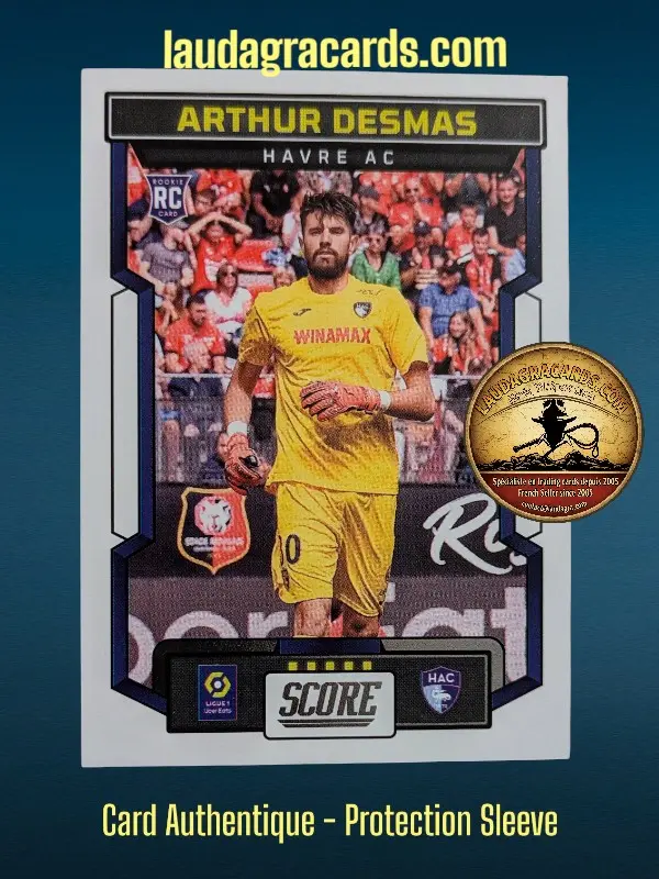 [PANSCORE24 N° 50] 50. Arthur Desmas (Havre AC) Rookie Card    Ligue 1 2023/2024   Carte N° 50