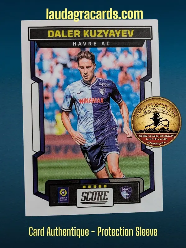 [PANSCORE24 N° 51] 51. Daler Kuzyaev (Havre AC)    Ligue 1 2023/2024   Carte N° 51