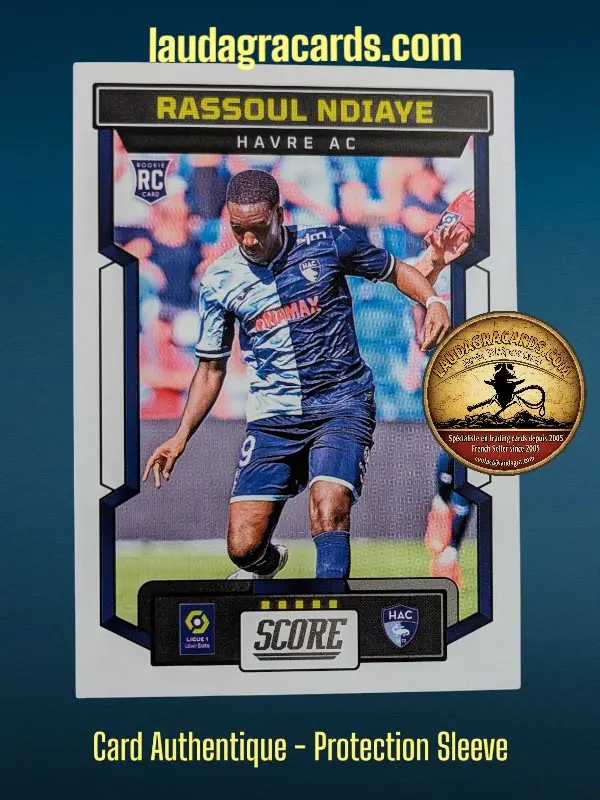 [PANSCORE24 N° 52] 52. Rassoul Ndiaye (Havre AC) Rookie Card    Ligue 1 2023/2024   Carte N° 52