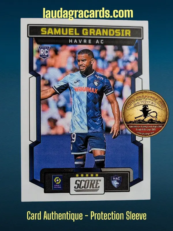 [PANSCORE24 N° 53] 53. Samuel Grandsir (Havre AC) Rookie Card    Ligue 1 2023/2024   Carte N° 53