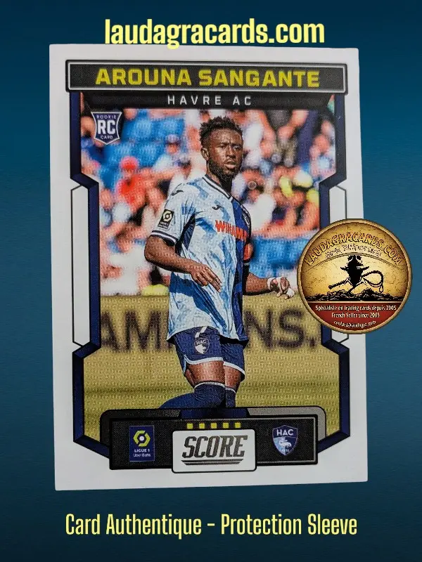 [PANSCORE24 N° 54] 54. Arouna Sangante (Havre AC) Rookie Card    Ligue 1 2023/2024   Carte N° 54